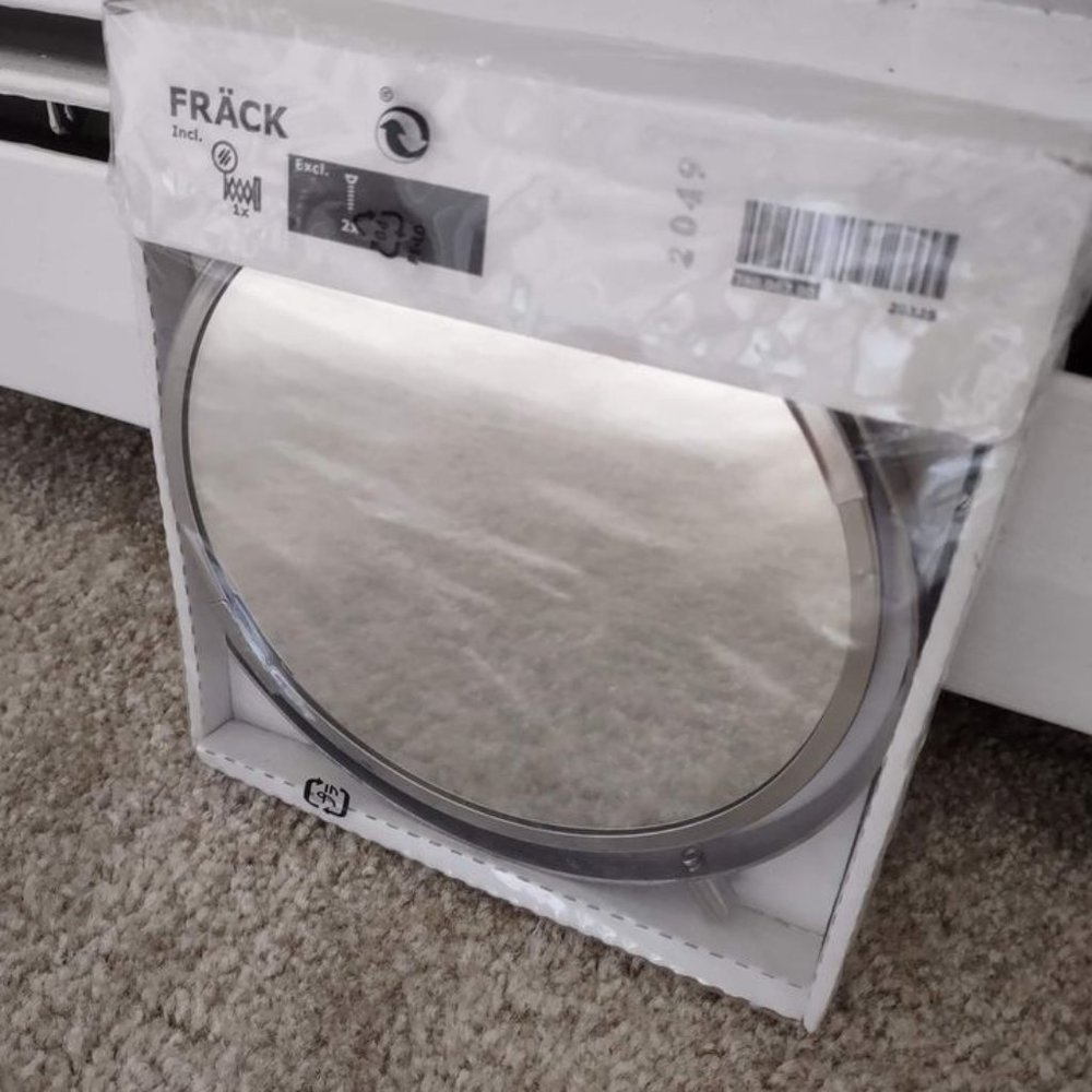 Frack Mirror, stainless steel